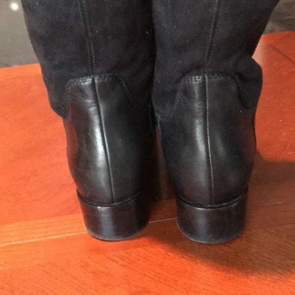 Cole Haan black leather boots size 8B - Picture 5 of 16